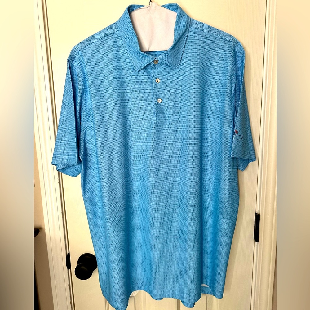 PETER MILLAR Blue Summer Comfort Golf Club of Tennessee Polo Shirt XL